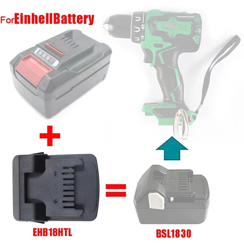 Power Tools Hikoki - Convertitore adattatore EHB18HTL per batteria agli