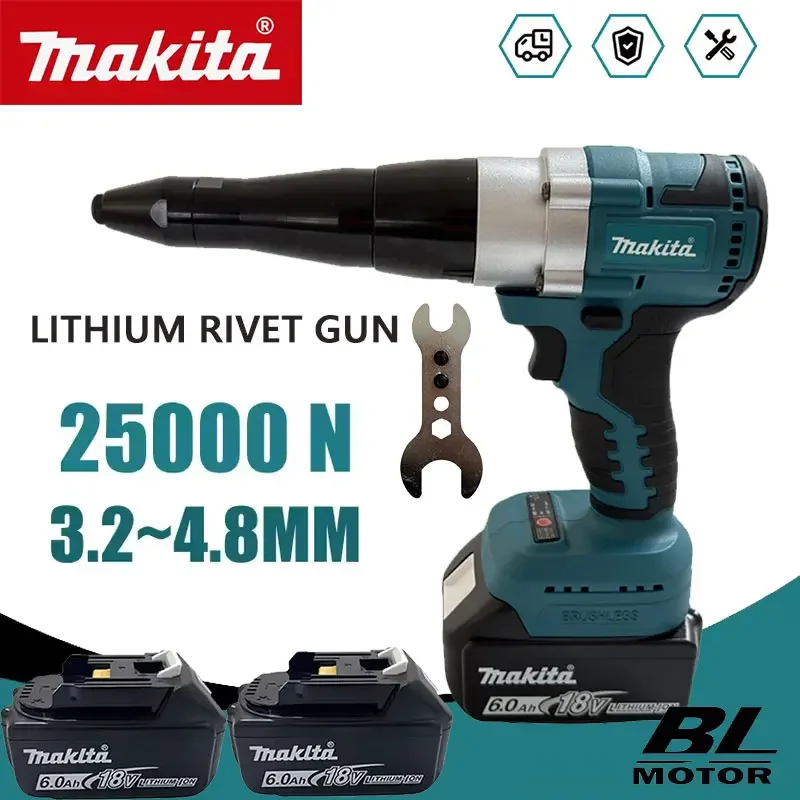 Power Tools Underwater - Makita 25000N Pistola Rivettatrice Elettrica Brushless